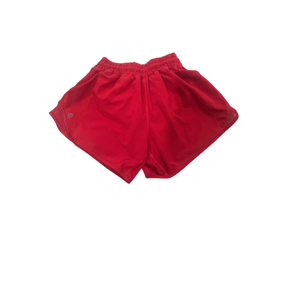 Lululemon Hotty Hot 2.5 inch Red Shorts